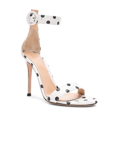 gianvito rossi polka dot pumps