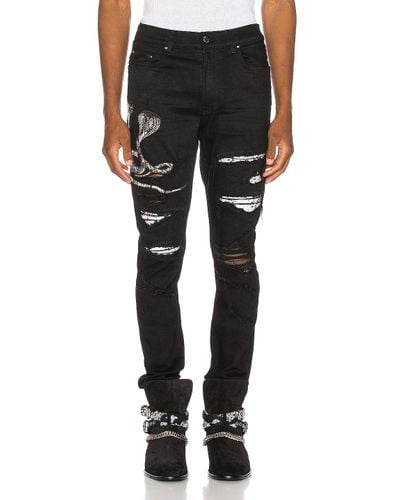 amiri jeans mens snake