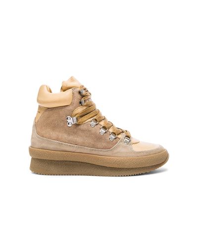 beige walking boots