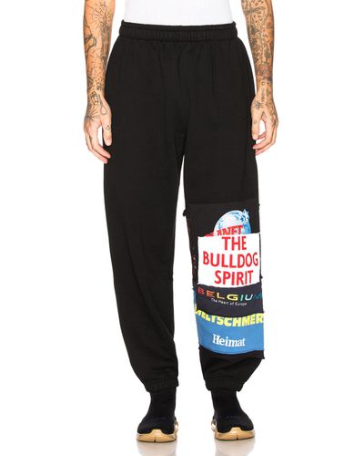 Vetements patchwork sweatpants Outlet