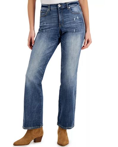 INC International Concepts Denim Inc Elizabeth Curvy Bootcut Jeans in