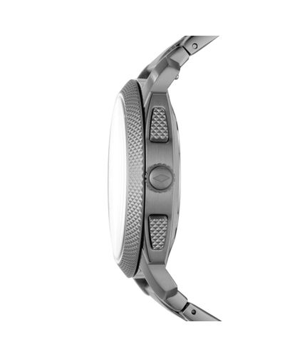 Fossil Q Machine Hybrid Smartwatch in Gray for Men - Lyst