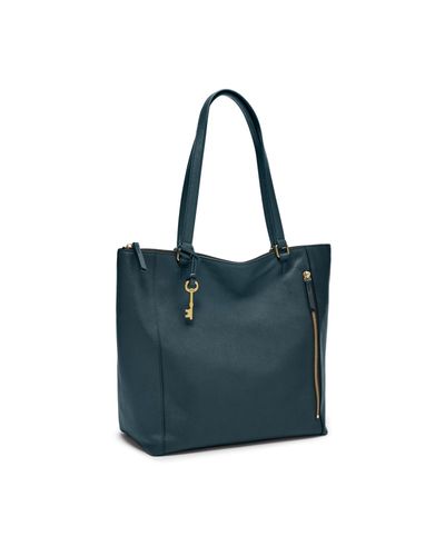 fossil women's tara leather shopper