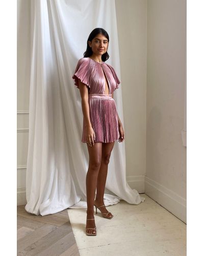 LIDEE Woman Synthetic L'idee Woman Theatre Mini Dress | Lyst