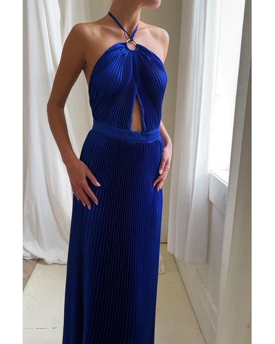LIDEE Woman Synthetic L'idee Reveil Gown in Cobalt (Blue) | Lyst