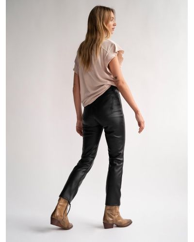 Leather Rebel At Heart Vegan Slim Pants 