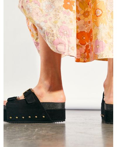 Free People Flatform Calf Hair Sandals | Free people shoes sandals, Sandals, Calf hair