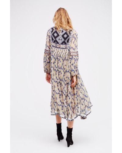 free people bold blooms embroidered dress