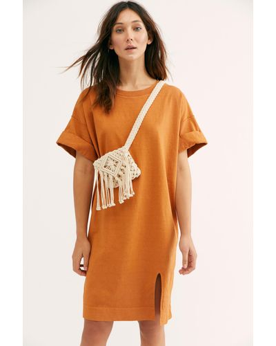 Free People Cotton Della Mini Dress in 