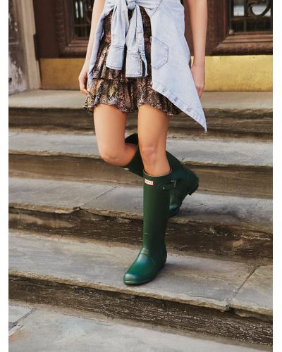 hunter boots hunter green