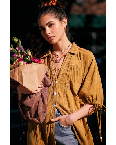 free people maya shirt dress