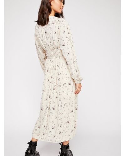 orange bohemian dress