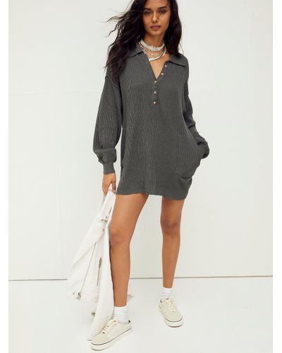 Free people picnic sweater mini dress Clearance