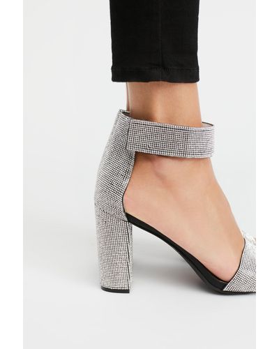 Free People Satin Sparkle And Shine Heels By Jeffrey Campbell in Black -  Lyst