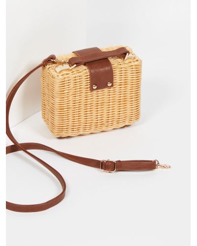 picnic wicker crossbody