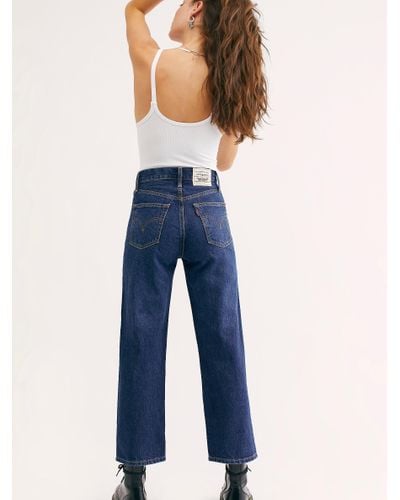 levi's wellthread ribcage wide leg jeans