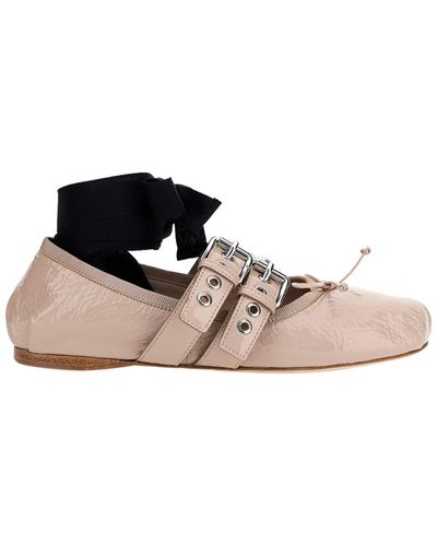 miu miu pink ballet flats