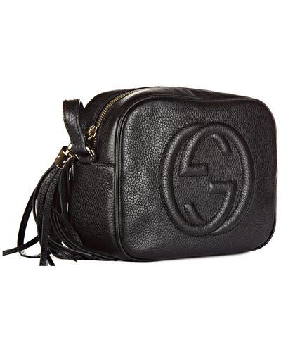 Borsa a spalla sohoGucci in Pelle di colore Nero | Lyst