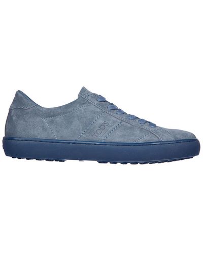 Tod's Shoes Suede Trainers Sneakers Allacciato Basso Fondo Cassetta in Blue  for Men - Lyst