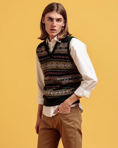 gant sweater vest