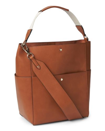 Gap large tote cognac Clearance