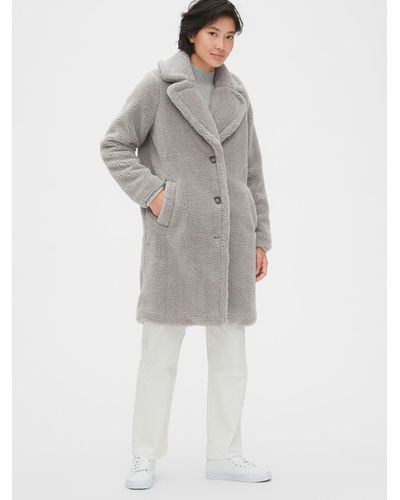 gray teddy coat