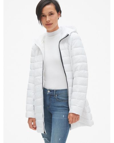 lightweight hooded puffer coat