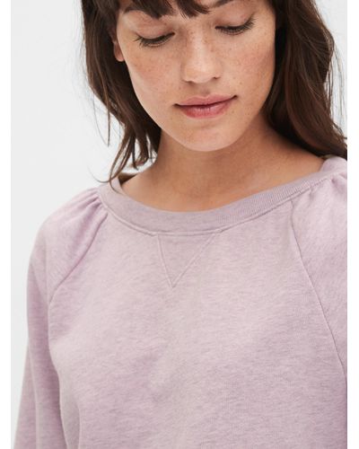 gap puff sleeve sweatshirt