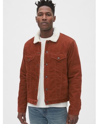 corduroy jacket with sherpa lining