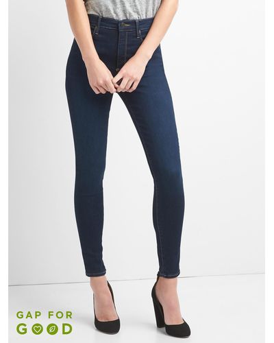 gap true skinny super high rise