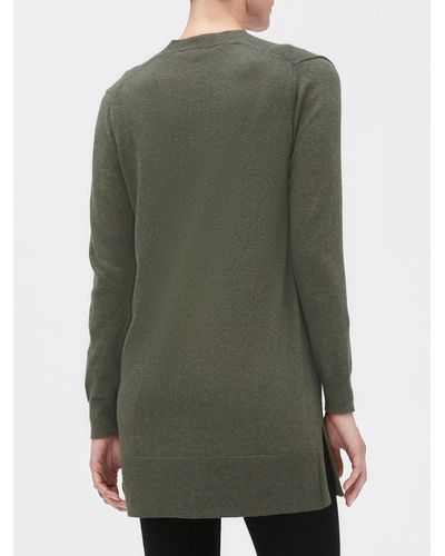 GAP Factory Cotton Longline Open-front 