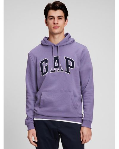 GAP Factory Gap Logo Hoodie in Purple for Men | Lyst