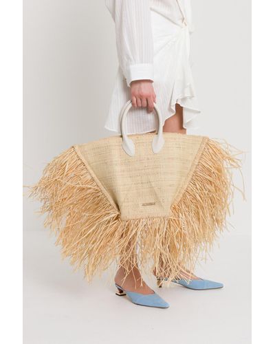 Borsa Rafia Le Petit Baci da Donna Jacquemus | Coltorti Boutique