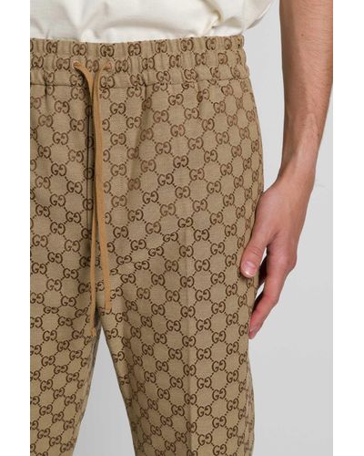gucci gg canvas jogging pant