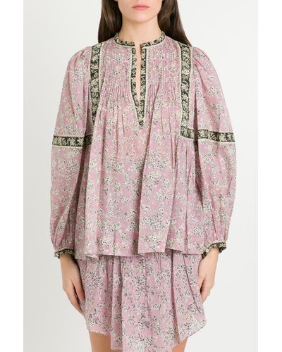 isabel marant etoile violette blouse