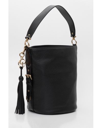 brooke medium pebbled leather shoulder bolsa michael kors