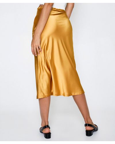 satin skirt general pants