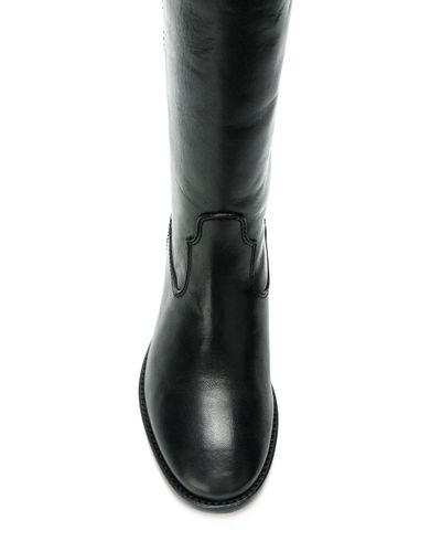 isabel marant calf high boots