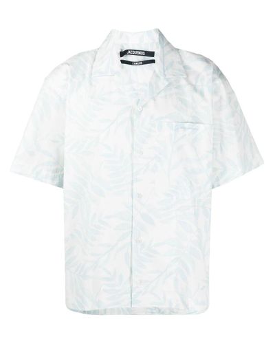 jacquemus la chemise jean bowling shirt