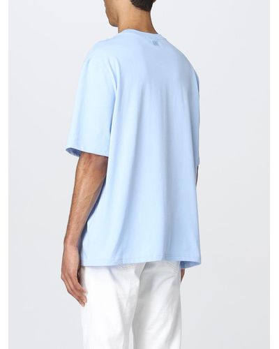 AMI T-shirt in Blue for Men | Lyst
