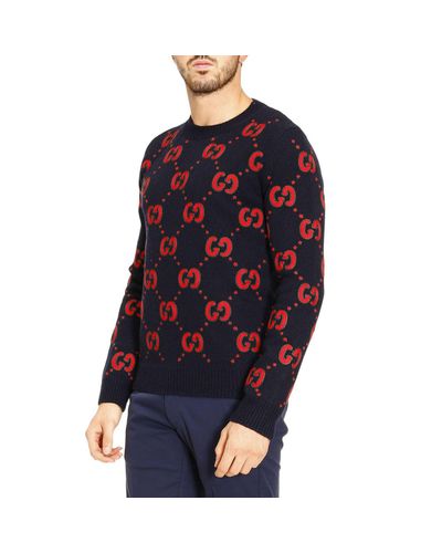 gucci blue jumper