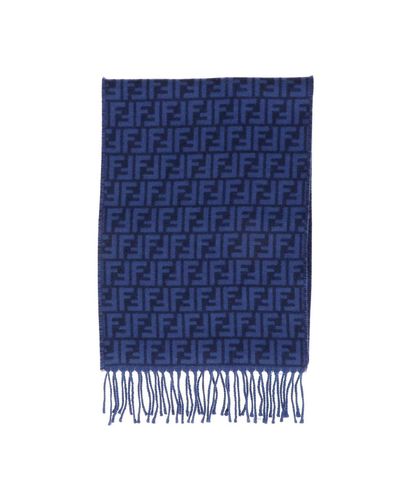 fendi scarf blue