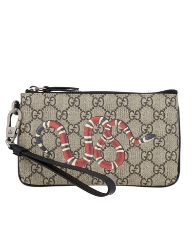 gucci clutch snake