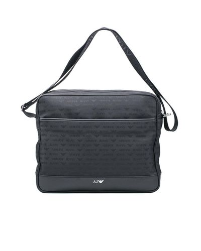 armani jeans all over logo man bag Off 