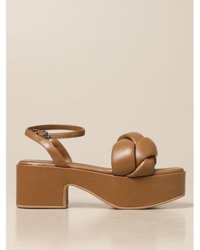 Jeffrey Campbell Heeled Sandals in Brown - Lyst