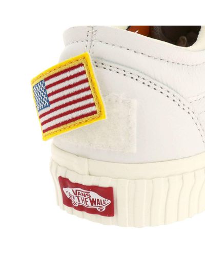 Vans Space Voyager Nasa Old Skool Sneakers In Premium Leather in White for  Men | Lyst