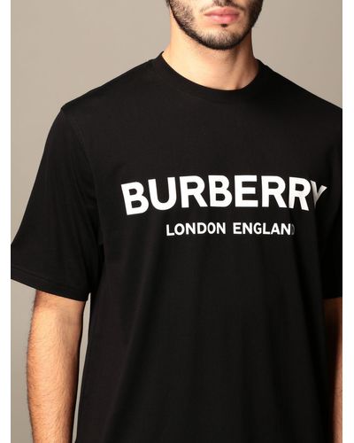 Burberry T-shirt in Black for Men - Lyst