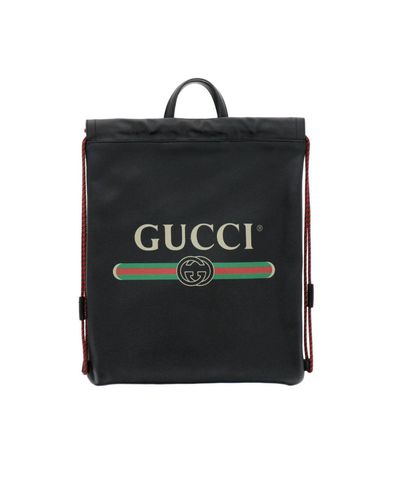 Gucci Men's Backpack in Black for Men - Lyst