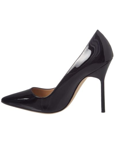 manolo blahnik bb patent 115mm pump