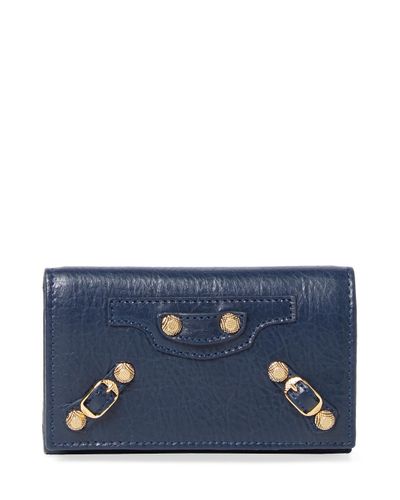 Balenciaga Leather Giant 12 Osaka Key Holder In Dark Blue Blue Lyst Balenciaga Leather Giant 12 Osaka Key Holder In Dark Blue Blue Lyst